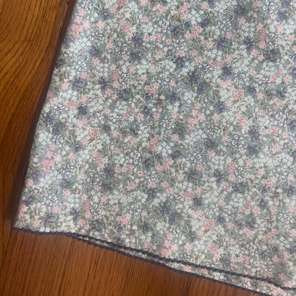 GAP Pink and Blue A-Line Skirt